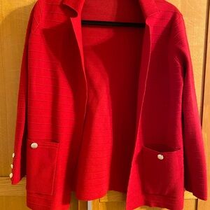 Cleo Vibrant Red Women's Blazer